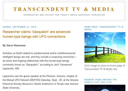 Transcendent TV & Media Researcher claims ‘Sasquatch’ are advanced human-type beings with UFO connections - Mozilla Firefox 9222014 34824 PM